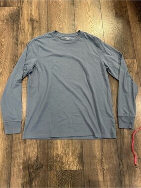 Old Navy Men's Medium Long-Sleeve Crewneck Shirt - Dusty Blue